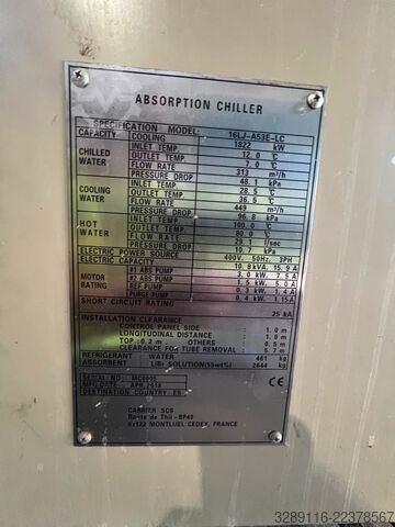 Carrier Absorption Chiller CARRIER 16LJ-A53E-LC