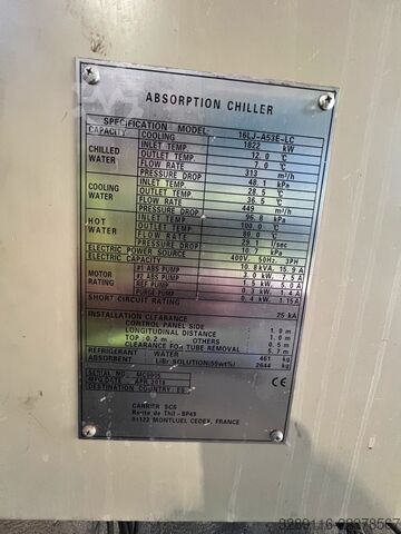 Carrier Absorption Chiller CARRIER 16LJ-A53E-LC