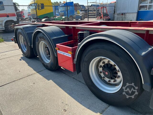 Container transport Broshuis 2 Connect 5 AKCC / 5 Axles / 3x Steering / 4x L...