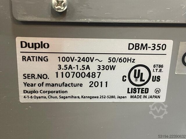 Duplo DBM 350  