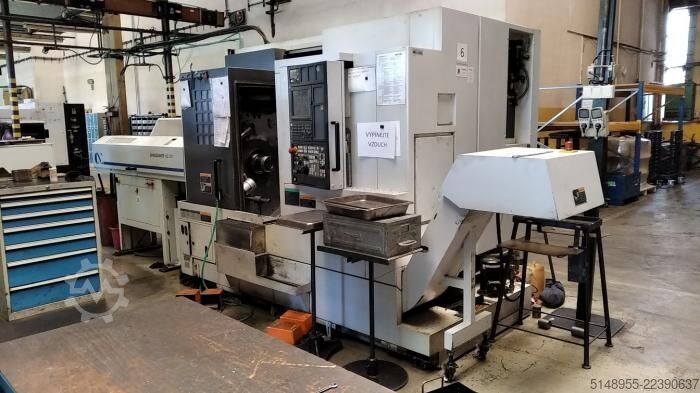 CNC turning and milling center Mori Seiki NL 2000SY + dopravník třísek