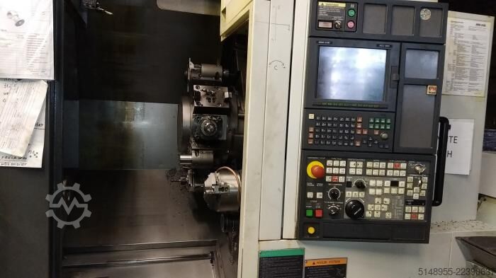 CNC turning and milling center Mori Seiki NL 2000SY + dopravník třísek