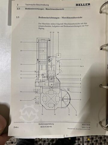 Bearbeitungszentrum Heller MCS-H300 HS