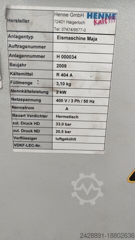 Eisflockenmaschine Maja SA 415 S / Silo E2