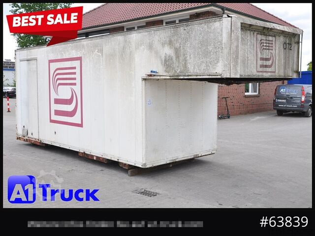 Wechselbrücke mit Kofferaufbau KRONE Container Lager, kann verladen werden 6,3 + 2 Meter