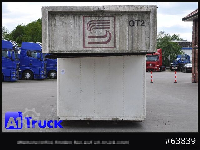 Wechselbrücke mit Kofferaufbau KRONE Container Lager, kann verladen werden 6,3 + 2 Meter