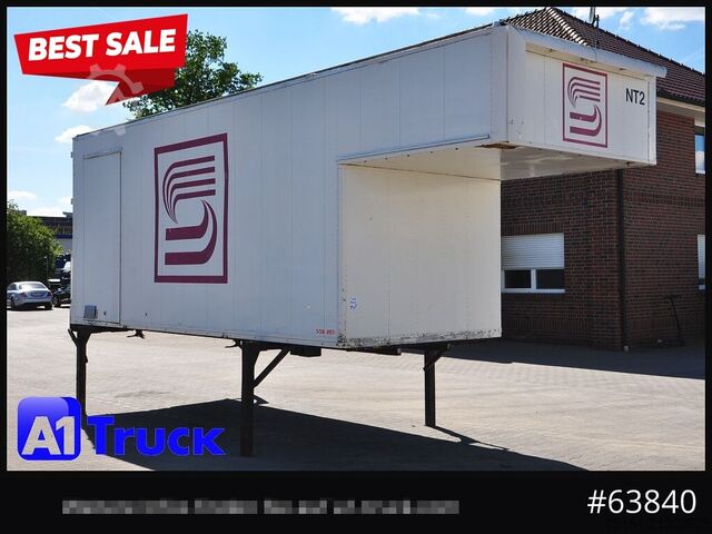 Swap body with box structure KRONE Container Lager, kann verladen werden 6,3 + 2 Meter