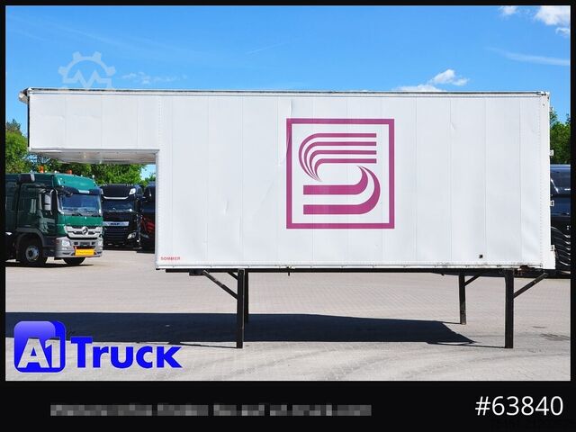 Swap body with box structure KRONE Container Lager, kann verladen werden 6,3 + 2 Meter