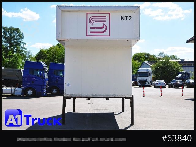 Swap body with box structure KRONE Container Lager, kann verladen werden 6,3 + 2 Meter