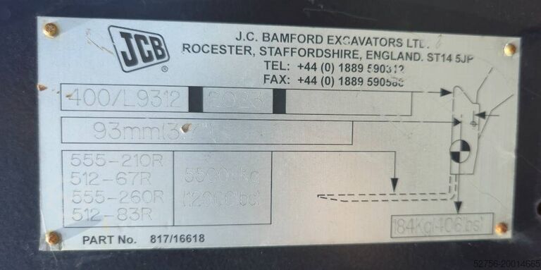 Telehandler JCB 555P260R