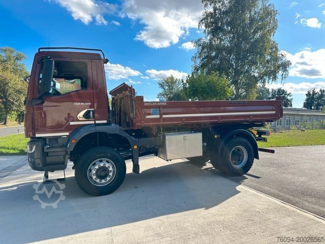 Three-sided tipper truck MAN TGM 18.320 4x4 3-Seitenkipper AHK