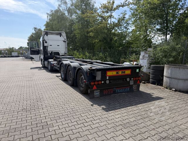 Swap body semitrailer web trailer LPRS 24  3 Achs Container- Chassis incl. Generator TranscoolWenig Benutzt