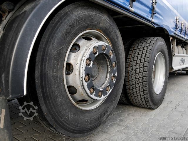 LKW mit Pritsche & Plane DAF XF 530 FAN SSC PLANE INTARDER + ANHÄNGER 38 STELL