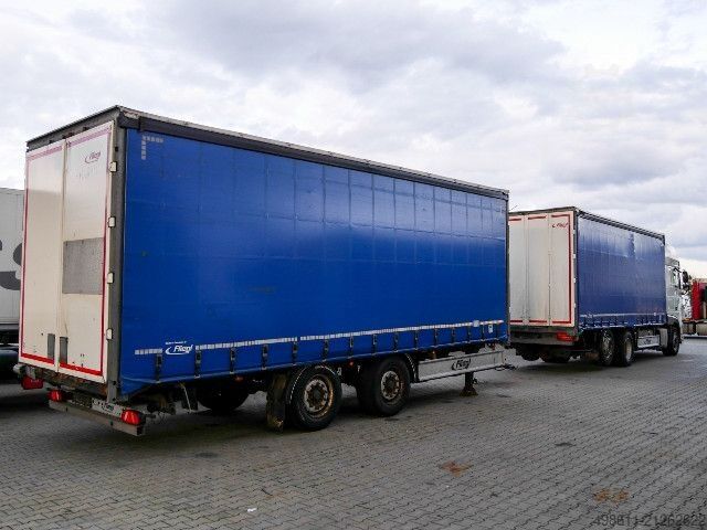LKW mit Pritsche & Plane DAF XF 530 FAN SSC PLANE INTARDER + ANHÄNGER 38 STELL