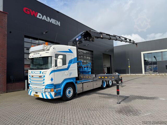 Kranwagen Scania R450 6x2 HMF 5020-K7+2 ,Winch Euro 6