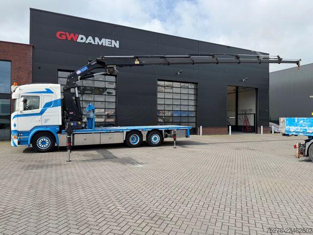 Kranwagen Scania R450 6x2 HMF 5020-K7+2 ,Winch Euro 6