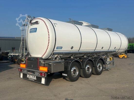 Tanker semitrailer  ROMEX R-31,  LEBENSMITTELTANKAUFLIEGER 31000L 3 KAMMERN