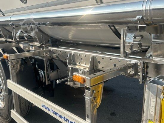 Tanker semitrailer  ROMEX R-31,  LEBENSMITTELTANKAUFLIEGER 31000L 3 KAMMERN