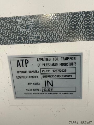 Tanker semitrailer  ROMEX R-31,  LEBENSMITTELTANKAUFLIEGER 31000L 3 KAMMERN