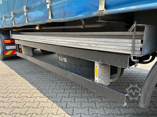 Open semitrailer with tarp SCHMITZ CARGOBULL S01 / Rahmen Verzinkt