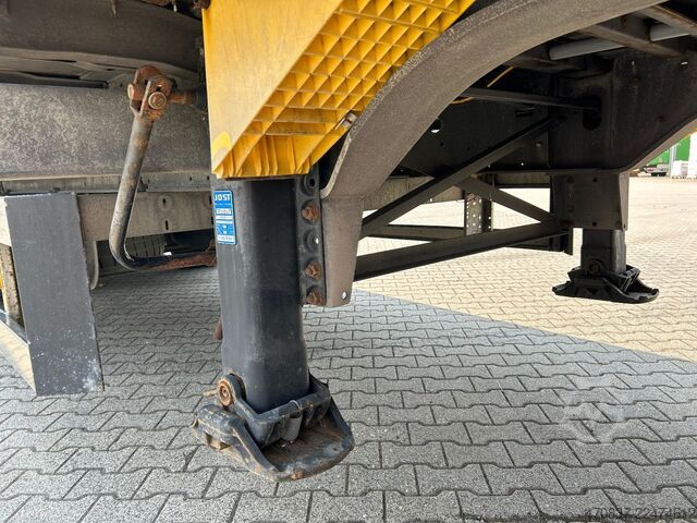 Open semitrailer with tarp SCHMITZ CARGOBULL S01 / Rahmen Verzinkt