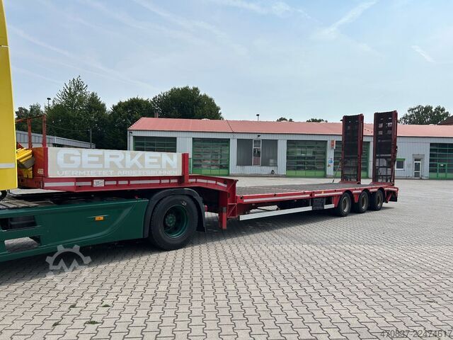 Tieflader-Sattelauflieger FAYMONVILLE F-S43-1ABA / hydr. Hubbed / Funk / Seilwinde
