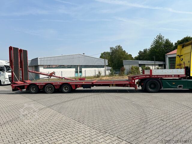 Tieflader-Sattelauflieger FAYMONVILLE F-S43-1ABA / hydr. Hubbed / Funk / Seilwinde