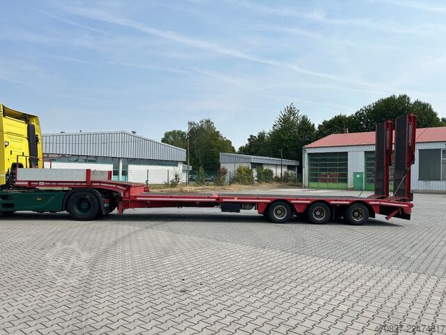 Tieflader-Sattelauflieger FAYMONVILLE F-S43-1ABA / hydr. Hubbed / Funk / Seilwinde