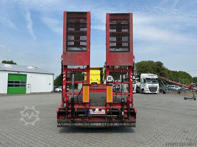 Tieflader-Sattelauflieger FAYMONVILLE F-S43-1ABA / hydr. Hubbed / Funk / Seilwinde