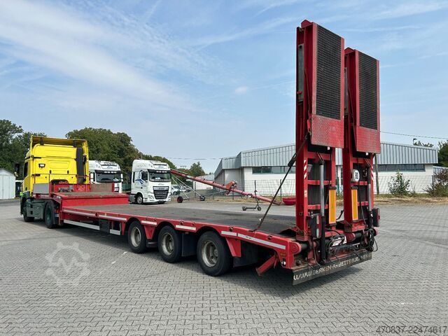 Tieflader-Sattelauflieger FAYMONVILLE F-S43-1ABA / hydr. Hubbed / Funk / Seilwinde