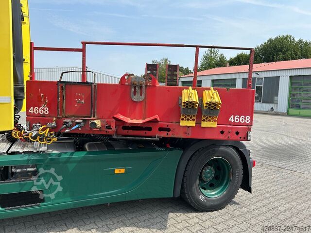 Tieflader-Sattelauflieger FAYMONVILLE F-S43-1ABA / hydr. Hubbed / Funk / Seilwinde