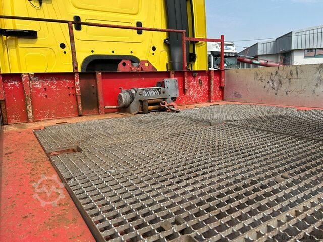 Tieflader-Sattelauflieger FAYMONVILLE F-S43-1ABA / hydr. Hubbed / Funk / Seilwinde