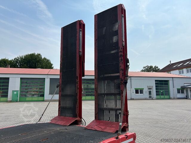 Tieflader-Sattelauflieger FAYMONVILLE F-S43-1ABA / hydr. Hubbed / Funk / Seilwinde