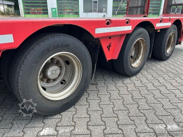 Tieflader-Sattelauflieger FAYMONVILLE F-S43-1ABA / hydr. Hubbed / Funk / Seilwinde