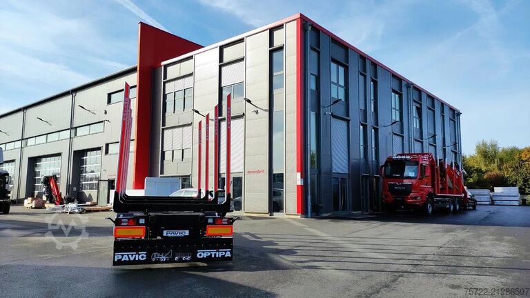 Holztransporter PAVIC ZHTA 18 56Z 22,5" 2-Achs Tandem Schemel SOFORT!...