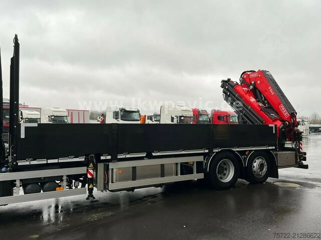 Containertransport Mercedes-Benz Actros 2548 6x2 Containerpritsche Fassi F545RA...