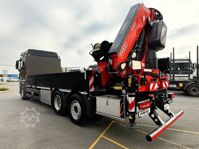 Kranwagen MAN TGX 26.540 6x2-4 LL Containerpritsche Fassi 545