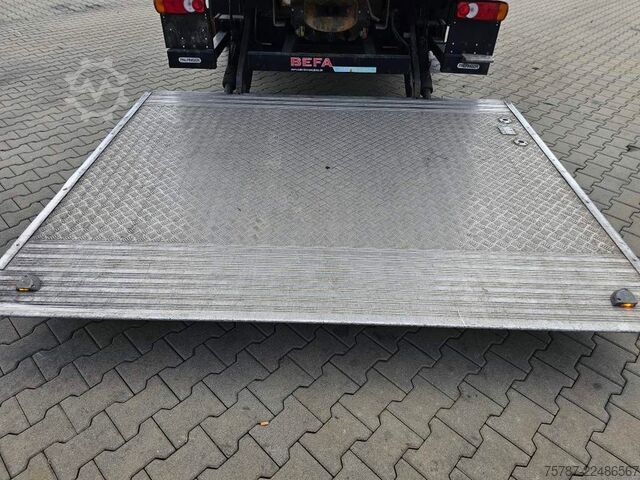 Flatbed truck with tarp DAF DAF CF 310 Space Cab, Gardine, Ladebordwand 1,5