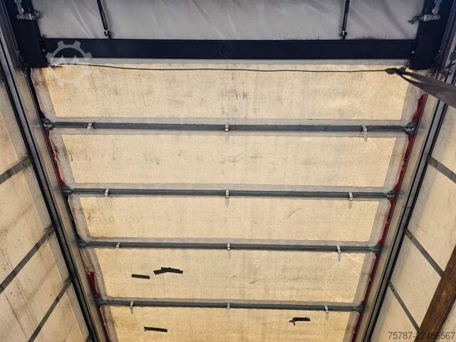 Flatbed truck with tarp DAF DAF CF 310 Space Cab, Gardine, Ladebordwand 1,5