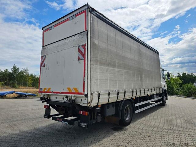 Flatbed truck with tarp DAF DAF CF 310 Space Cab, Gardine, Ladebordwand 1,5