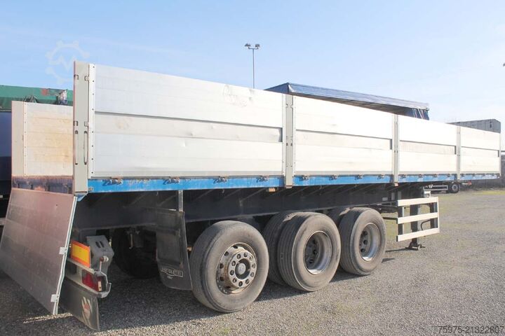 Open semitrailer bartoletti semirimorchio cassonato sponde 10m