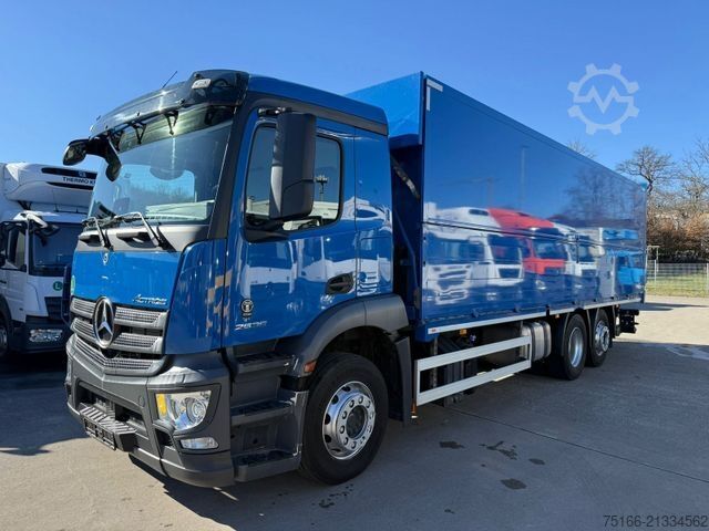Beverage truck MERCEDES-BENZ ACTROS 2535 L Getränkekoffer 7,55 m LBW 2 T*LENK