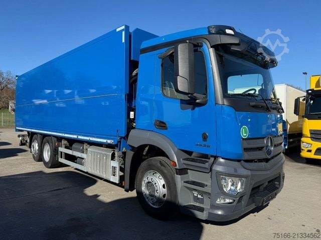 Beverage truck MERCEDES-BENZ ACTROS 2535 L Getränkekoffer 7,55 m LBW 2 T*LENK