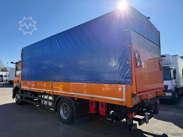 Flatbed truck MERCEDES-BENZ ACTROS 1832 L Pritsche/Plane 7,20 m LBW 1,5 T