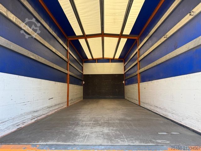 Flatbed truck MERCEDES-BENZ ACTROS 1832 L Pritsche/Plane 7,20 m LBW 1,5 T