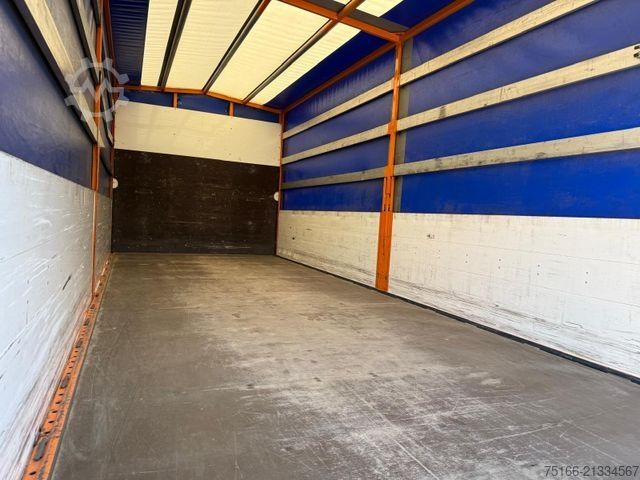 Flatbed truck MERCEDES-BENZ ACTROS 1832 L Pritsche/Plane 7,20 m LBW 1,5 T