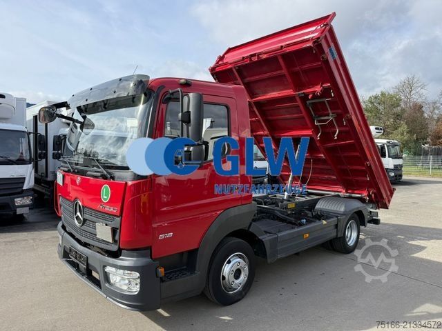 Three-way tipper van MERCEDES-BENZ ATEGO 818 K Kipper MEILLER 3-Seiten*KLIMA+AHK