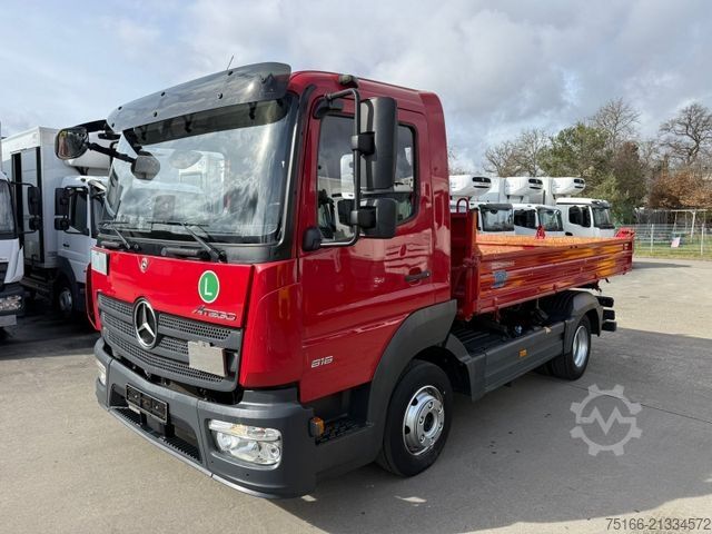 Three-way tipper van MERCEDES-BENZ ATEGO 818 K Kipper MEILLER 3-Seiten*KLIMA+AHK