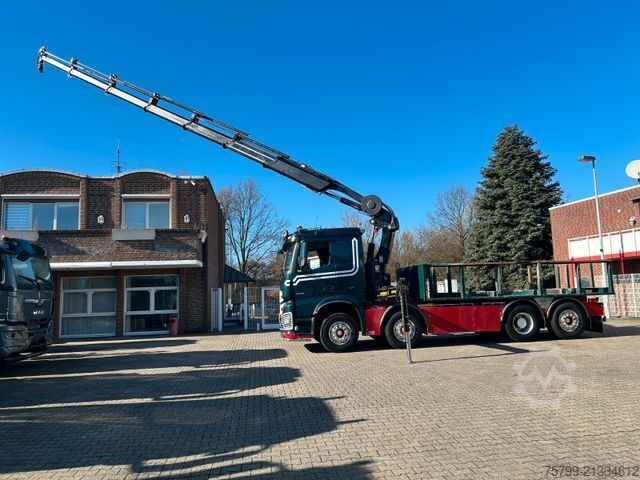 Truck mounted crane MERCEDES-BENZ 3253 + HIAB 302 Kran 8x2-4 HAD ALLRAD