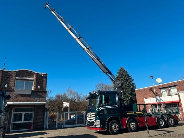 Truck mounted crane MERCEDES-BENZ 3253 + HIAB 302 Kran 8x2-4 HAD ALLRAD